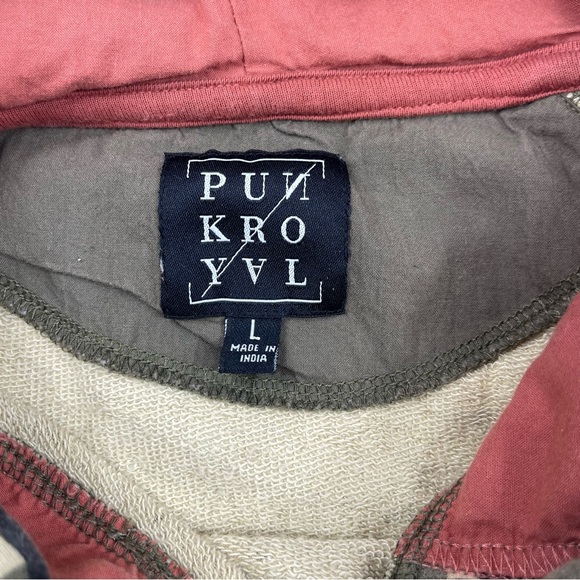 PUNK ROYAL Men's Camo Hoodie Sweatshirt Graphic Graffiti Print Size Large - Picture 5 of 10